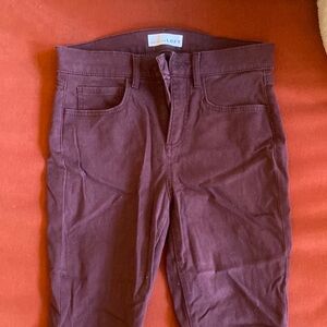 Loft Women’s Jeans Size 25 Petite - Maroon